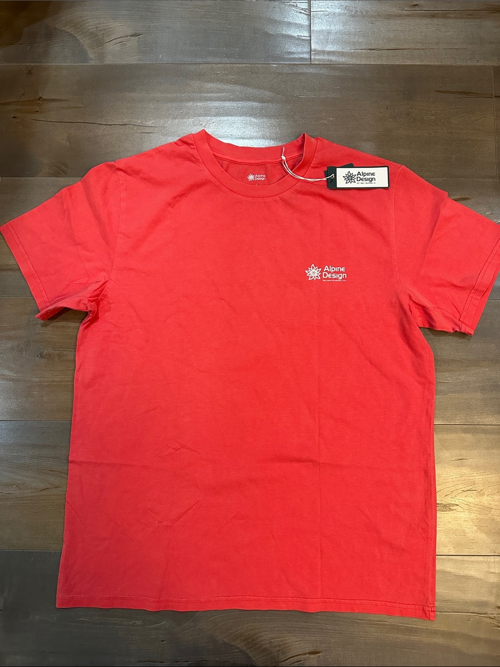 Alpine Design Red Short-Sleeve Logo Tee